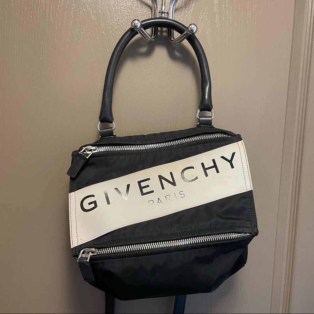 Givenchy Pandora Small Nylon Crossbody Bag Black w Tags & Dustbag
